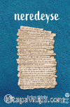 Neredeyse