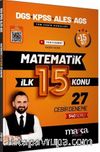 DGS KPSS ALES MEB-AGS Matematik Youtube Hocam İlk 15 Konu 27 Deneme Çözümlü
