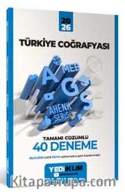 2026 MEB-AGS Ahenk Türkiye Coğrafyası Tamamı Çözümlü 40 Deneme