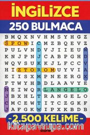 İngilizce 250 Bulmaca -2,500 Kelime-