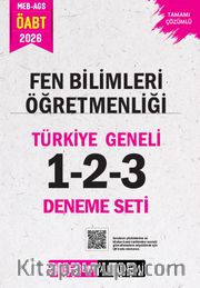 2026 MEB AGS ÖABT Fen Bilimleri Öğretmenliği Tamamı Çözümlü Türkiye Geneli 1-2-3 (3'lü Deneme Seti)