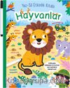 Yaz-Sil Etkinlik Kitabı Hayvanlar (Kalemli)