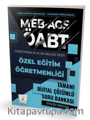 MEB-AGS ÖABT Özel Eğitim Öğretmenliği Tamamı Çözümlü Soru Bankası