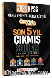 2026 KPSS Genel Yetenek Genel Kültür ÖSYM'in İndeksi Çıkmış Sorular Son 5 Yıl Çözümlü