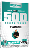 2026 KPSS Son Viraj Serisi Türkçe Tamamı Video Çözümlü 500 Soruda Genel Tekrar Kampı