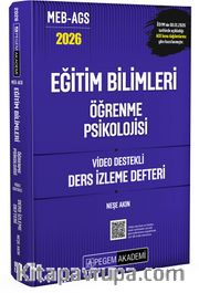 2026 MEB AGS Eğitim Bilimleri Öğrenme Psikolojisi Video Destekli Ders İzleme Defteri