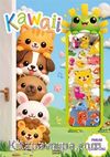 Kawaii - Puffy Parlak Çıkartmalı Boyama Kitabı