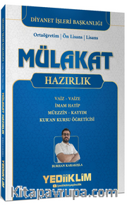 Diyanet İşleri Mülakat Hazırlık Kitabı (Vaiz / Vaize-İmam Hatip-Müezzin-Kayyım-Kuran Kursu Öğreticisi)