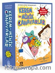 Kerem İle Minik Canavarlar Seti (12 Kitap)