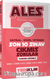 ALES Master Serisi Sayısal Sözel Yetenek Tamamı Çözümlü Son 10 Sınav Çıkmış Sorular (10 Mayıs 2026 Ales-1 Ekli)