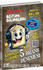 MEB-AGS Eğitim Bilimleri Konuşan 5 Deneme Çözümlü