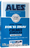 ALES Master Serisi Sözel Yetenek Tamamı Çözümlü Son 10 Sınav Çıkmış Sorular (10 Mayıs 2026 Ales-1 Ekli)