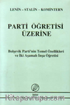 Parti Öğretisi Üzerine