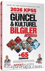 2026 KPSS Güncel ve Kültürel Bilgiler Çalışma Kitabı (65 Deneme İlaveli)