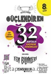 8. Sınıf Güçlendiren 32 Haftalık Fen Bilimleri Kazanım Denemeleri (Video Çözümlü)