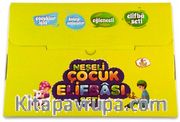 Neşeli Çocuk Elifbası Seti (2 Kitap + 1 Yapboz + 1 Sticker)