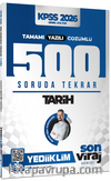 2026 KPSS-AGS Son Viraj Serisi Tarih Tamamı Yazılı Çözümlü 500 Soruda Genel Tekrar Kampı