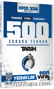 2026 KPSS-AGS Son Viraj Serisi Tarih Tamamı Yazılı Çözümlü 500 Soruda Genel Tekrar Kampı