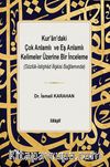 Kur'an'daki Çok Anlamlı ve Eş Anlamlı Kelimeler Üzerine Bir İnceleme