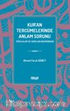 Kur'an Tercümelerinde Anlam Sorunu