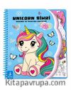 Unicorn Sihri Boyama ve Çıkartma Eğlencesi (Spiralli)
