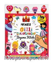 Prenses Gizli Çıkartmalar Boyama Kitabı
