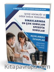İşyeri Hekimliği ve Diğer Sağlık Personeli Sınavlarında En Çok Sorulan Spesifik Sorular