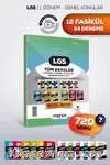 2025 LGS 1. Dönem ve Genel Konular Tüm Dersler Deneme Sınavı ( 12 Fasikül Seti ) 54 Deneme