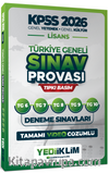 2026 KPSS Lisans GY-GK Türkiye Geneli Sınav Provası Tıpkı Basım 6-7-8-9-10 Deneme Sınavları Tamamı Video Çözümlü