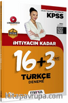 KPSS İhtiyacın Kadar Türkçe 16+3 Deneme
