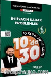 KPSS MEB-AGS YKS TYT MSÜ DGS ALES İhtiyacın Kadar Problemler Kampı 10 da 30 Soru Bankası