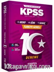 KPSS 2026 Türkiye Geneli 10 Deneme Kolaydan Zora Hedef-Süre-Sonuç