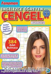 Fenomen İngilizce Öğreten Çengel Bulmaca Orta Seviye 1