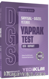 2027 DGS Sayısal - Sözel Yetenek Çek Kopart Yaprak Test