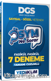 2027 Ösym Ne Sorar DGS Tamamı Çözümlü Fasikül 7 Deneme