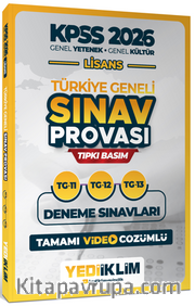 2026 KPSS Lisans Genel Yetenek Genel Kültür Türkiye Geneli Sınav Provası Tıpkı Basım 11-12-13 Deneme Sınavları Tamamı Video Çözümlü