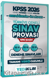 2026 KPSS Ortaöğretim Ön Lisans GY-GK Türkiye Geneli Sınav Provası Tıpkı Basım 11-12-13 Deneme Sınavları Tamamı Video Çözümlü