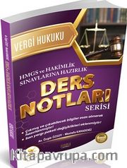 HUKAL HMGS-Hakimlik Vergi ve Vergi Usul Hukuku Ders Notları