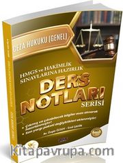 HUKAL HMGS-Hakimlik Ceza Hukuku Genel Hükümler Ders Notları