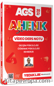 2027 AGS Ahenk Serisi Gelişim Psikolojisi , Öğrenme Psikolojisi  ve  Rehberlik Video Ders Notu