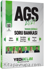 2027 AGS  Eğitim Bilimleri Türk Eğitim Sisteminin Genel Yapısı Mevzuat ve Anayasa Tamamı Çözümlü Soru Bankası