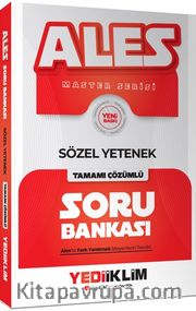 ALES Sözel Yetenek Tamamı Çözümlü Soru Bankası