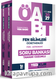 2027 MEB AGS ÖABT Fen Bilimleri Öğretmenliği Tamamı Çözümlü Soru Bankası 2 Cilt