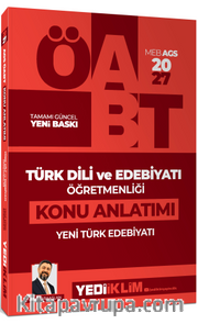 2027 MEB AGS ÖABT Türk Dili ve Edebiyatı Öğretmenliği Yeni Türk Edebiyatı Konu Anlatımı