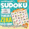 Çocuklar İçin Sudoku / Sticker Hediyeli Zor Seviye 1