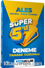 2027 ALES Tamamı Çözümlü Süper 5'li Deneme