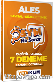 2027 Ösym Ne Sorar ALES Tamamı Çözümlü Fasikül 7 Deneme