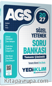 2027 MEB AGS Sözel Yetenek Tamamı Çözümlü Soru Bankası