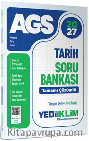 2027 MEB AGS Tarih Tamamı Çözümlü Soru Bankası