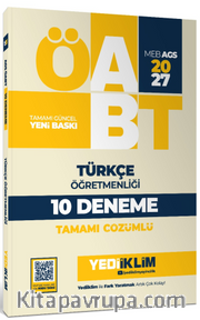 2027 MEB-AGS ÖABT Türkçe Öğretmenliği Tamamı Çözümlü 10 Deneme